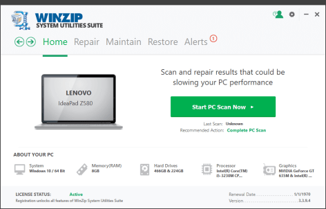 WinZip System Utilities Suite crack