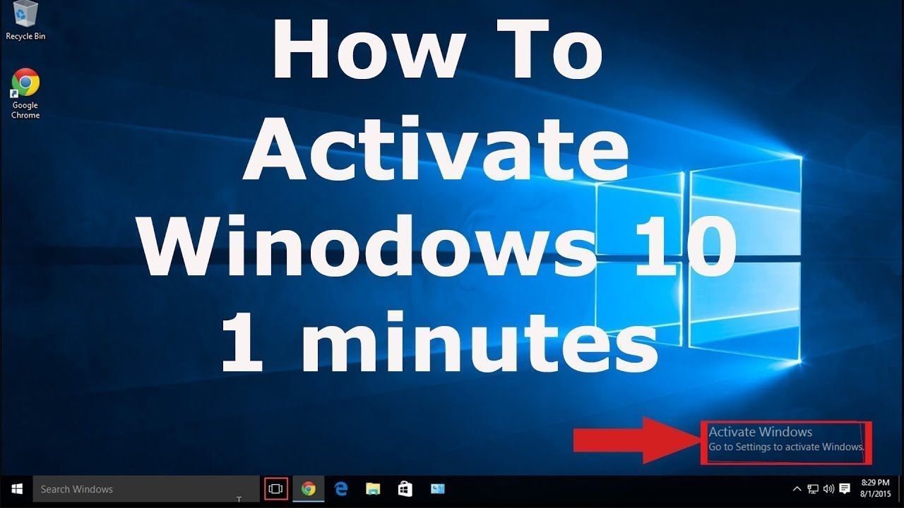 How To Activate Windows 10