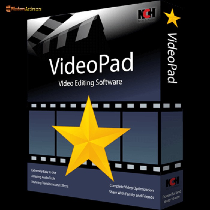 VideoPad Video Editor 12.33 Crack With Keygen Free Download